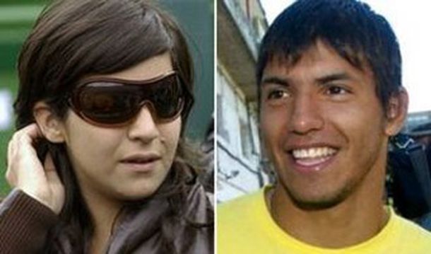 Giannina Maradona y Kun Aguero