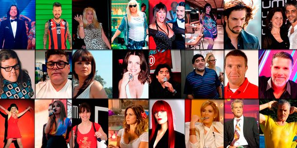 ¿Cómo estaban los famosos diez años atrás?