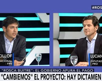 Cruce en C5N entre Kicillof y Laspina por el acuerdo con los fondos buitre