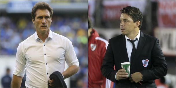 Guillermo Barros Schelotto y Marcelo Gallardo