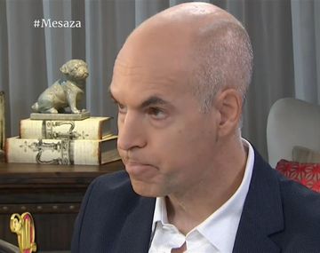 Rodríguez Larreta en la mesa de Almorzando con Mirtha Legrand.