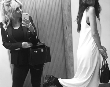 Wanda y Zaira, en uno de sus reencuentros