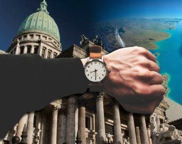 Cambio del huso horario en la Argentina.