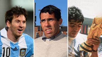 tevez marco la cancha: puso a maradona por encima de messi tevez marco la cancha: puso a maradona por encima de messi