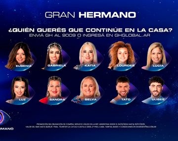 Quién se va de Gran Hermano este domingo según las encuestas de Fefe Bongiorno
