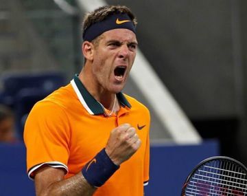 Del Potro se quedó con el primer set frente a Nadal