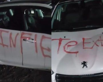 El auto que se volvió viral tras una fiesta de Halloween: Te extraño