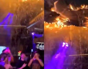 Nuevo video de la tragedia en un bar en Suiza: así intentaban apagar las llamas los jóvenes 