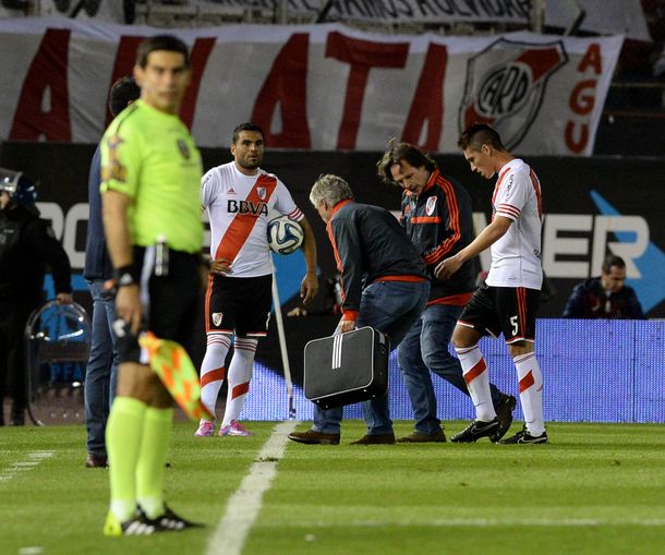 Le duele a todo River: Kranevitter no volverá a jugar hasta 2015