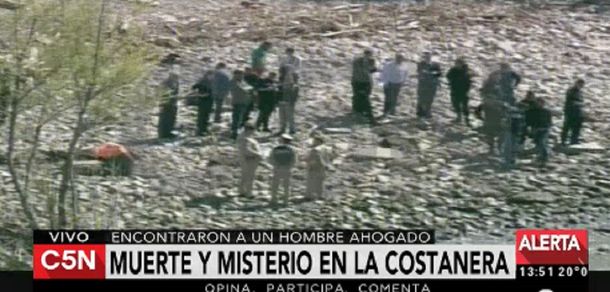 Encontraron un cadáver flotando en la reserva ecológica