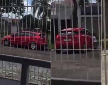 VIDEO: El desgarrador momento en que una madre abandona a su hija