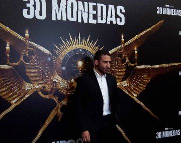 Miguel Ángel Silvestre en la presentación de 30 Monedas. Foto: (Noe Ríos)