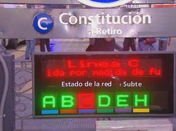 El servicio de la Lína C está interrumpido