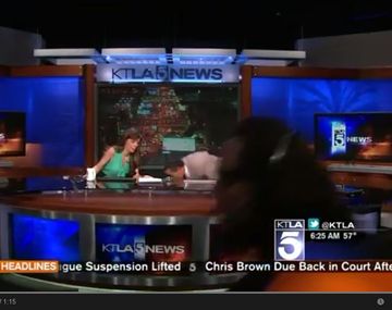 Sismo en el sur de California: así se sintió en un canal de TV