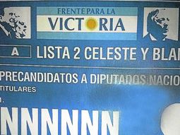 impugnan la imagen de nestor kirchner en la boleta del fpv impugnan la imagen de nestor kirchner en la boleta del fpv