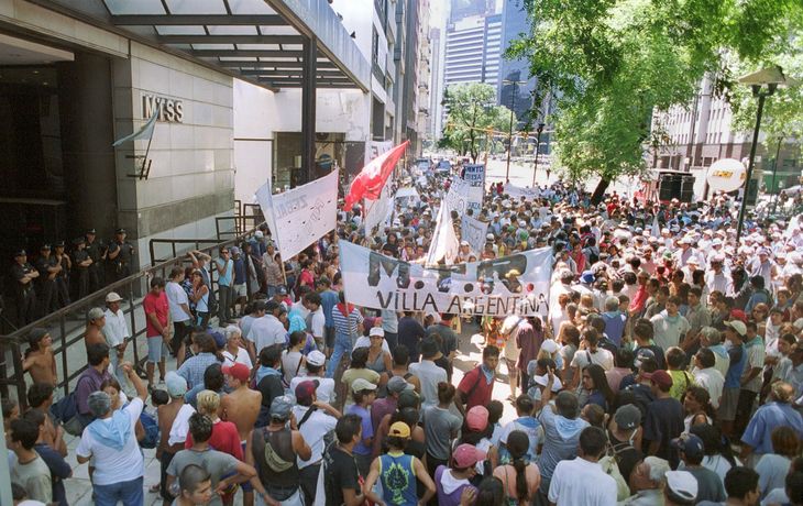 Movimientos sociales reclamaron presupuesto en Trabajo