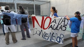 aulas containers: no queremos que nuestros hijos no tengan banos aulas containers: no queremos que nuestros hijos no tengan banos