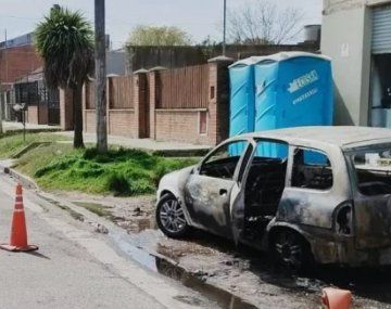 Bombita Rodríguez en Mar del Plata: prendió fuego su auto