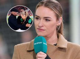 desmayo en vivo: una periodista se desplomo durante la previa de un amistoso desmayo en vivo: una periodista se desplomo durante la previa de un amistoso