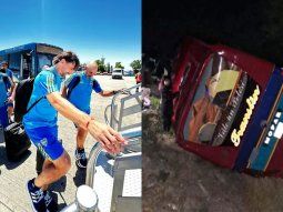 Accidente en la peligrosa ruta que tiene que hacer Boca en Bolivia