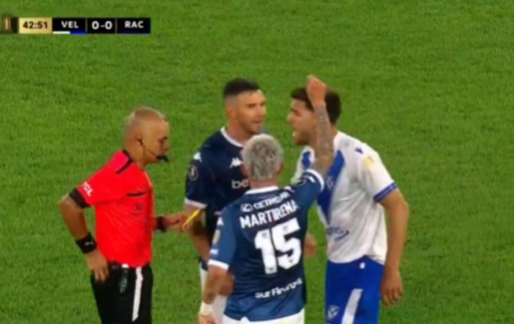 Magallán fue expulsado en Vélez y se pierde la revancha ante Racing en Avellaneda