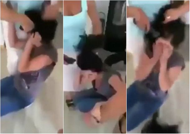 Mamá rapó a su hija como castigo -&nbsp;Captura de YouTibe