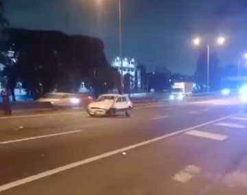 Triple choque en la General Paz dejó un herido