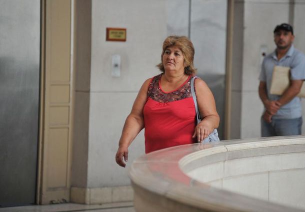 Una de las acusadas en el juicio por Marita Verón