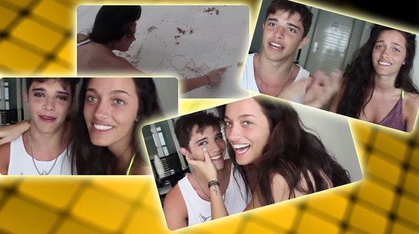 El desopilante video de Oriana Sabatini y Julián Serrano: ¿quién es la mujer?