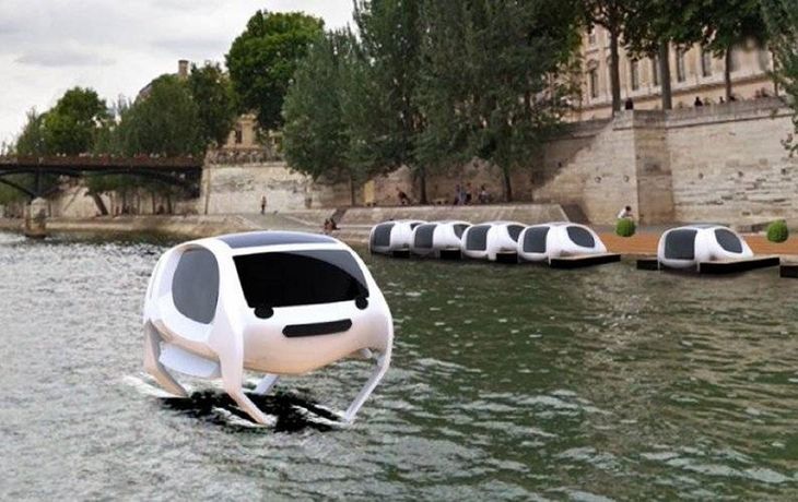 Sea Bubble, el taxi futurista que llevará pasajeros por el río Sena
