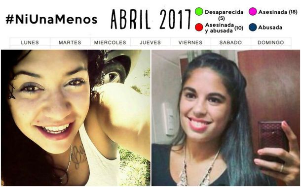 Calendario de femicidios