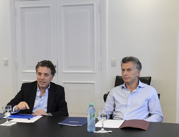 Nicolás Dujovne y Mauricio Macri