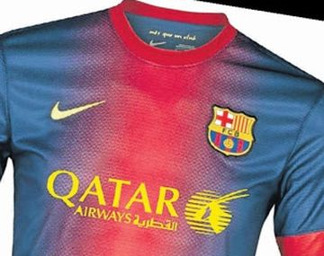 Barcelona y la primera marca comercial en su camiseta