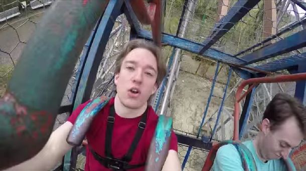 Mirá el video de un parque de diversiones que funciona a tracción humana