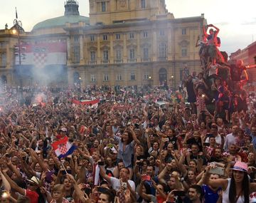 Los hinchas croatas entonaron un clásico de La Mosca para celebrar el subcampeonato