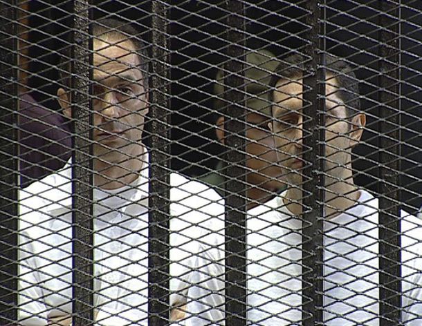 Liberan a los hijos del ex dictador egipcio Mubarak