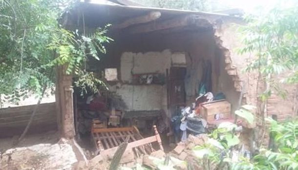 Así quedó la casa de la mujer que murió en Salta