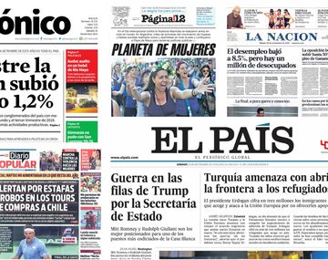 Tapas de diarios del sábado 26 de noviembre de 2016