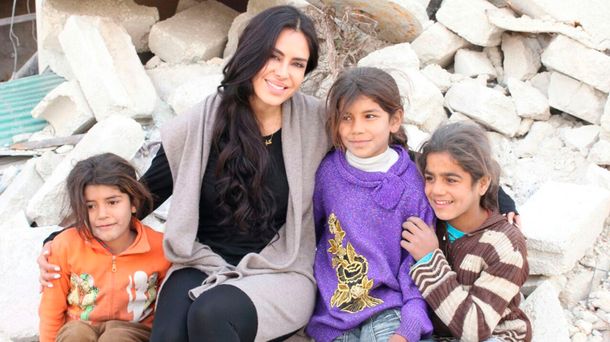 Carla Ortiz viajó a Alepo