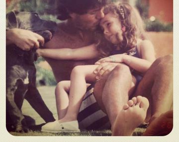 Marcelo Tinelli junto a Candelaria