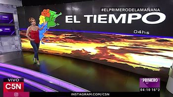 Pronóstico del tiempo del 14 de diciembre de 2016 en C5N Pronóstico del tiempo del 14 de diciembre de 2016 en C5N
