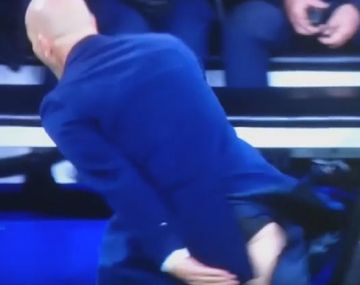 Mirá el increíble accidente de Zidane en el triunfo del Real Madrid
