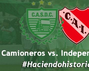 El cruce del morbo: Independiente jugará ante Deportivo Camioneros