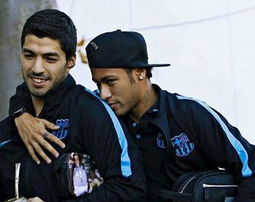 Neymar y su cariñoso saludo por el cumpleaños de Luis Suárez