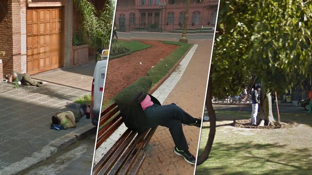El hombre invisible y una selfie de Google: mirá las curiosidades de Street View en Argentina