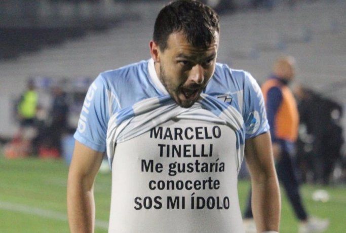 Marcelo Tinelli, sos mi ídolo: el curioso festejo de gol de un jugador uruguayo
