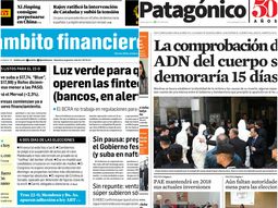 Tapas de diarios del viernes 20 de octubre de 2017