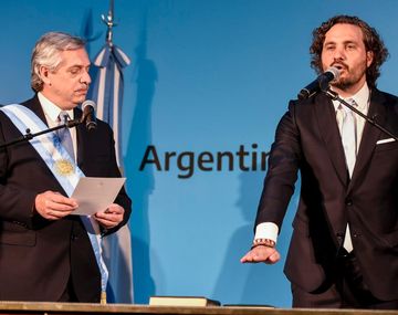 Santiago Cafiero juraba como jefe de Gabinete ante Alberto Fernández