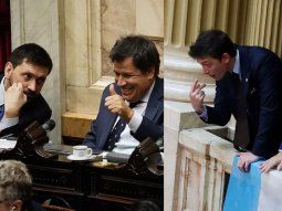 Pablo Juliano y Facundo Manes / Santiago Caputo. Pablo Juliano y Facundo Manes / Santiago Caputo.