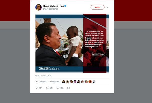 Hugo Chávez en Twitter